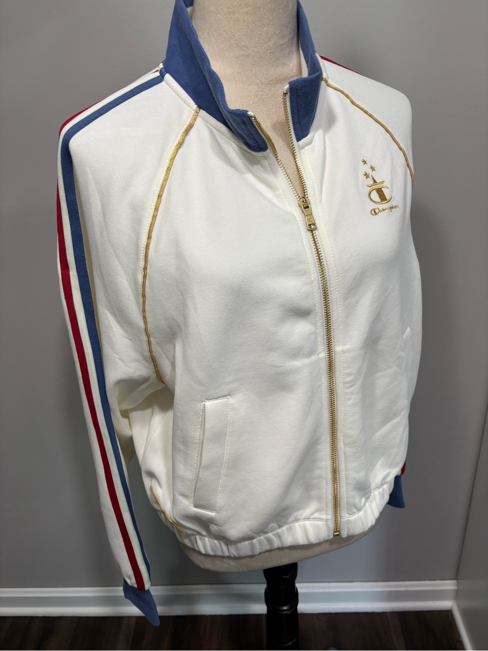 Champion Women's White Track Jacket NWT